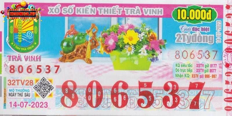 Mẫu vé xổ số đơn giản