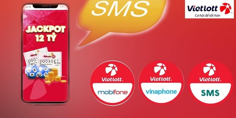 Các bước mua vé số Vietlott từ SMS
