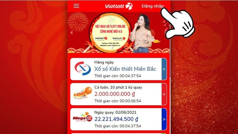Cách mua xổ số Vietlott qua website đơn giản